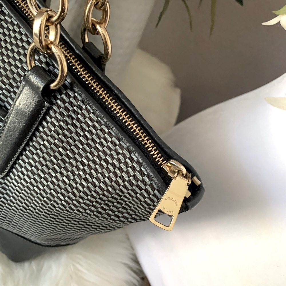 Coach Jacquard AvaTote Style F28468
Blue/Navy - Picture 13 of 16